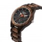 GreenTime Chronograph Holzuhr Firenze aus Zebrano- und Ebenholz