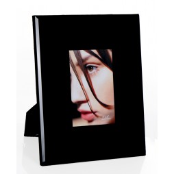 Design GLAS Portraitrahmen Black für 13x18 cm zum Stellen oder Hängen