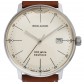 IRON ANNIE 5070-5 air BAUHAUS I EDELSTAHL 40 MM DATUM - KLASSISCHE HERRENUHR BEIGE