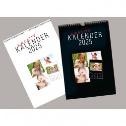 25x FOTOKALENDER BASTELKALENDER KREATIVKALENDER A4 2025 bis 18x18 cm