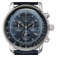 Zeppelin "100 Jahre" Herrenuhr Quarz Chronograph Blau 76803 mit Lederarmband