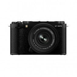 FUJIFILM X-M5 schwarz mit XC15-45 mm F3,5-5,6 OIS PZ