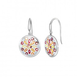 Sagrada hanging earrings Red