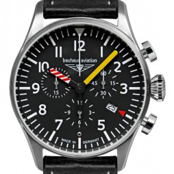 BAUHAUS Aviation Automatic UHR 23665 Day Date - mechanisch, Automatik 2366-5