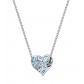 Trencadis small heart pendant