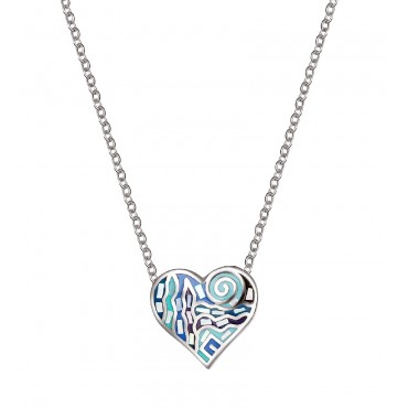 Trencadis small heart pendant