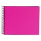 Goldbuch Spiralalbum Bella Vista pink 35x30cm schwarze Seiten 25964