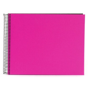 Goldbuch Spiralalbum Bella Vista pink 35x30cm schwarze Seiten 25964