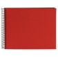 Goldbuch Spiralalbum Bella Vista rot 35x30cm schwarze Seiten 25993