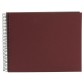 Goldbuch Spiralalbum Bella Vista bordeaux 35x30cm schwarze Seiten 25994