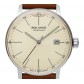 IRON ANNIE 5044-5 BAUHAUS I EDELSTAHL 40 MM DATUM - KLASSISCHE HERRENUHR BEIGE